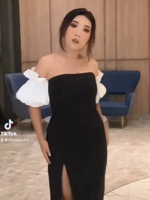 6 Potret Kiky Saputri Pakai Gaun Off Shoulder Ini Bikin Pangling