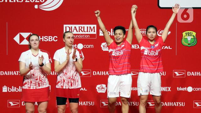 Bermain Ketat, Greysia Polii / Apriyani Rahayu Juara Ganda Putri Indonesia Masters 2020