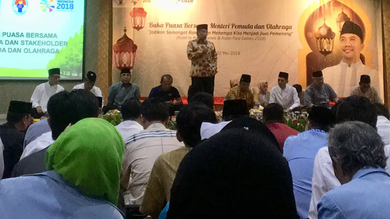 Menpora Gelar Buka Puasa Bersama Keluarga Besar Kementerian Pemuda dan Olahraga