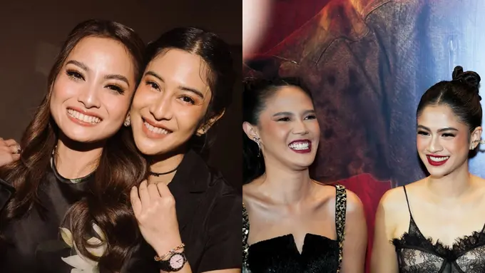 Adu Gaya Dark Stunning Dian Sastrowardoyo, Acha Septriasa, Hana Saraswati dan Della Dartyan di Premiere Film Qodrat 2