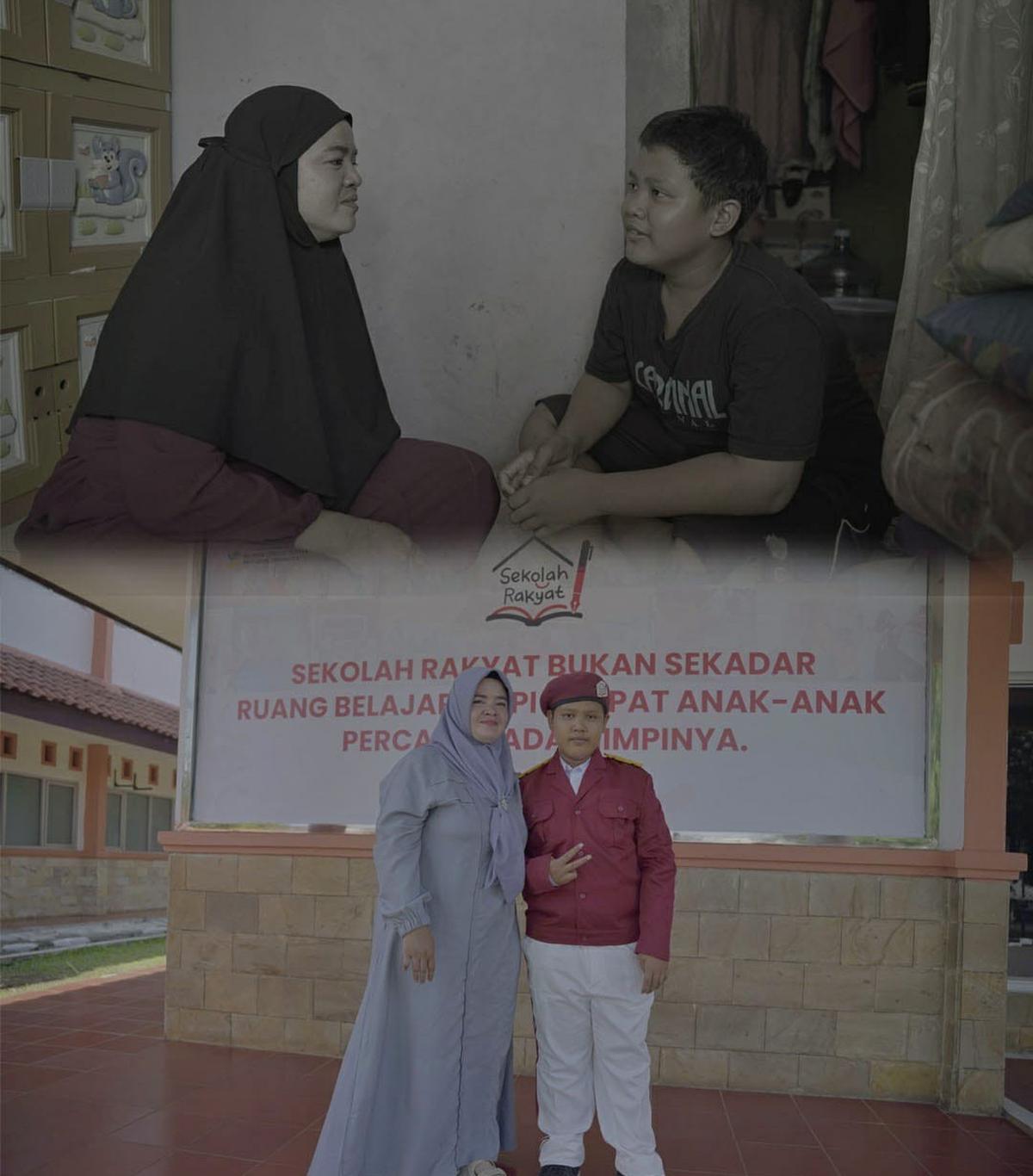 Kisah Ibu Ramah yang bahagia karena anaknya Ridwan bisa bersekolah di Sekolah Rakyat