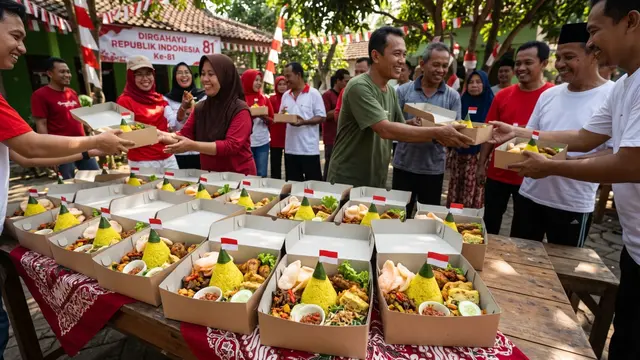 Tumpeng Kemerdekaan 17 Agustus