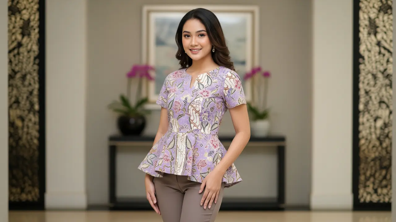 8 Model Atasan Batik Remaja yang Stylish, Kekinian dan Cocok untuk Segala Acara