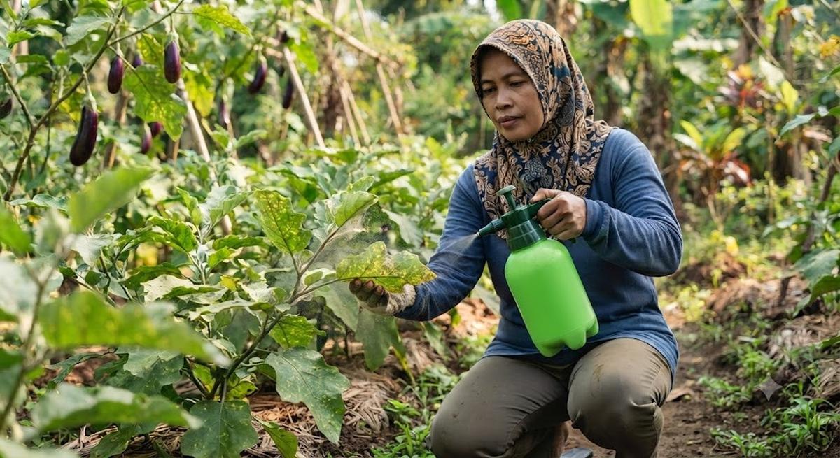 Cara Membuat Kebun Sayur di Rumah yang Tidak Diserang Ulat (AI Generated)