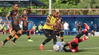 *FOTO Pertandingan uji coba AHHA PS Pati melawan Persiraja Banda Aceh di lapangan Aldiron, Jakarta, Senin (6/9/2021). (Dok AHHA PS Pati)