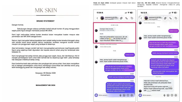 Klarifikasi Brand Kecantikan Terkait