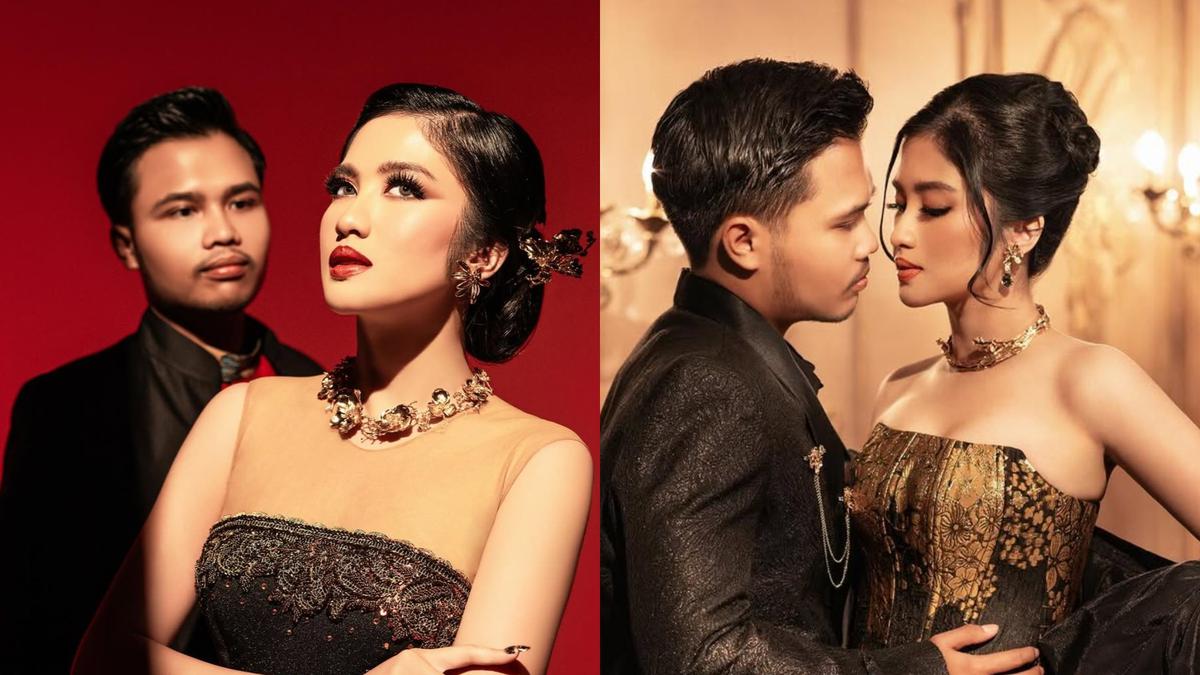 Potret Glamor di Foto Prewedding Ochi Rosdiana dan Lutfi Arif Adianto, Berbalut Dua Look Berbeda Tapi Sama-Sama Mewah