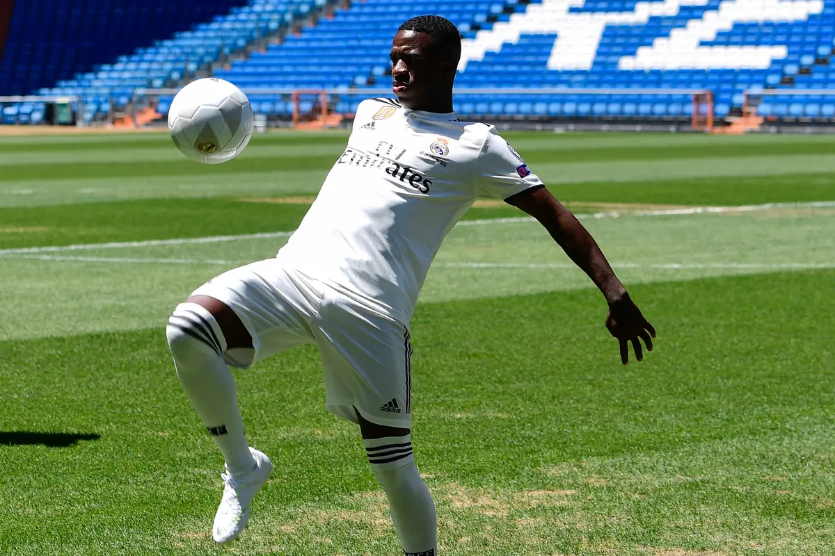 Skil Vinicius Jr saat Diperkenalkan Real Madrid