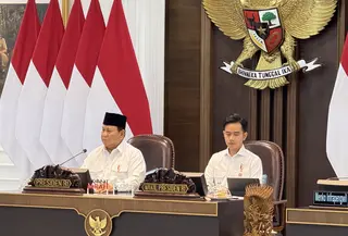 Presiden Prabowo Subianto dan Wapres Gibran Rakabuming Raka (Liputan6.com/Lizsa Egeham)
