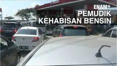 Selain Kemacetan Pemudik di Pantura juga mengalami kelangkaan BBM,. Pasokan yang tersendat membuat pengelola SPBU membatasi pembelian BBM