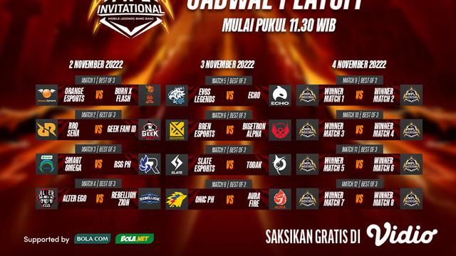 Saksikan Live Streaming ONE Esports MPL Invitational Invitational di Vidio, 2-4 November 2022