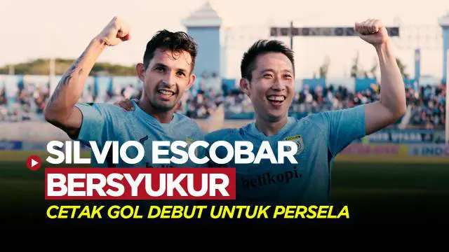 Berita video Silvio Escobar, pemain baru Persela Lamongan bersyukur bisa cetak gol debut dan bawa tim meraih kemenangan di Liga 2 2023/2024.