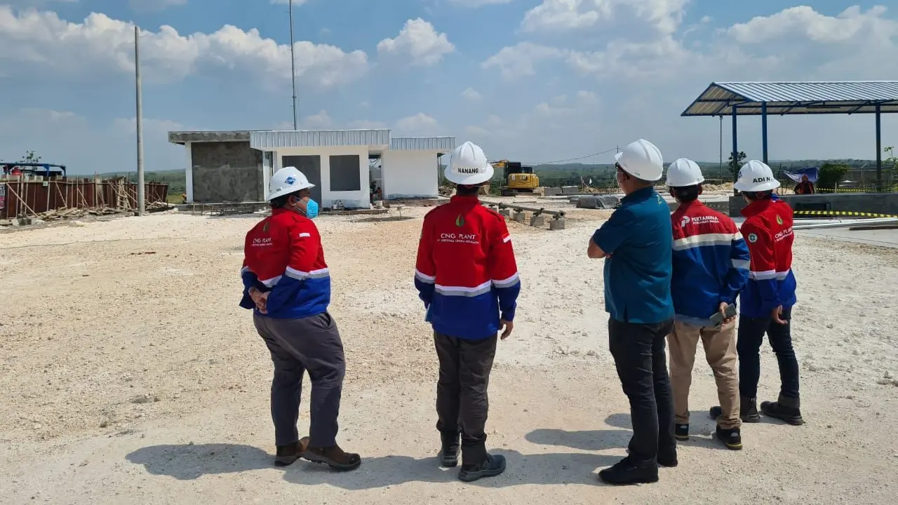 Mother Station (MS) Compressed Natural Gas (CNG) di Kecamatan Jiken, Kabupaten Blora, Jawa Tengah. Dok Pertagas