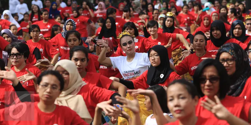 20160423-Ratusan Pelajar Yogya Flash Mob Tari Tradisional di Hari Sumpah Pemuda-Jakarta