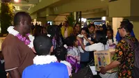 Penerbangan direct flight dari Ethiopia ke Indonesia telah dibuka untuk pertama kali. (Liputan6.com/pool/PanoramaDestination)