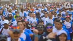 Jakarta International Marathon (JAKIM) 2024 digelar dalam rangka memperingati Hari Ulang Tahun (HUT) ke-497 kota Jakarta. (merdeka.com/Arie Basuki)