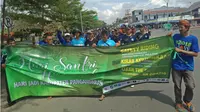 Kirab Kebinekaan dan Aksi Bersih-Bersih pada Hari Santri Nasional. (Liputan6.com/Istimewa)