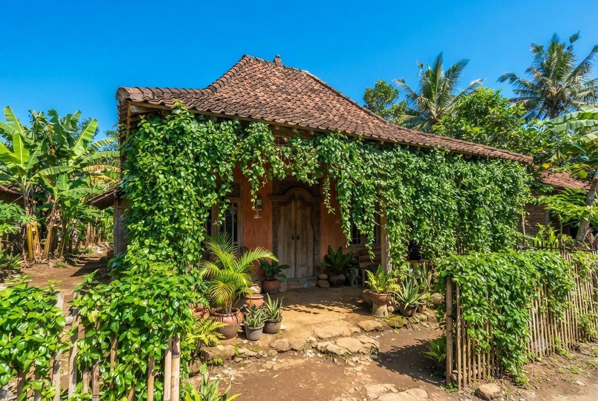 Tanaman Rambat Tahan Panas Cocok untuk Halaman Rumah di Desa