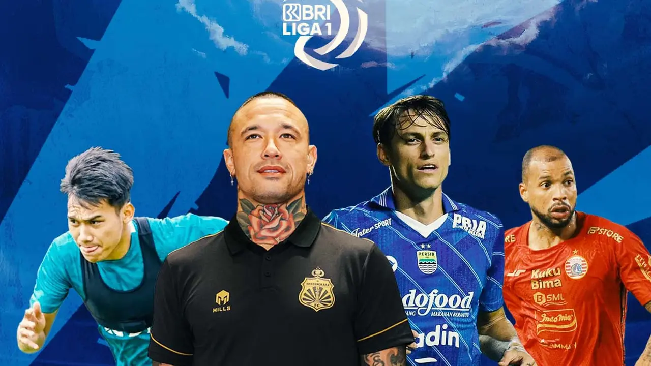 BRI Liga 1 -  Radja Nainggolan, Witan, Stefano Beltrame, Gustavlo Almeida