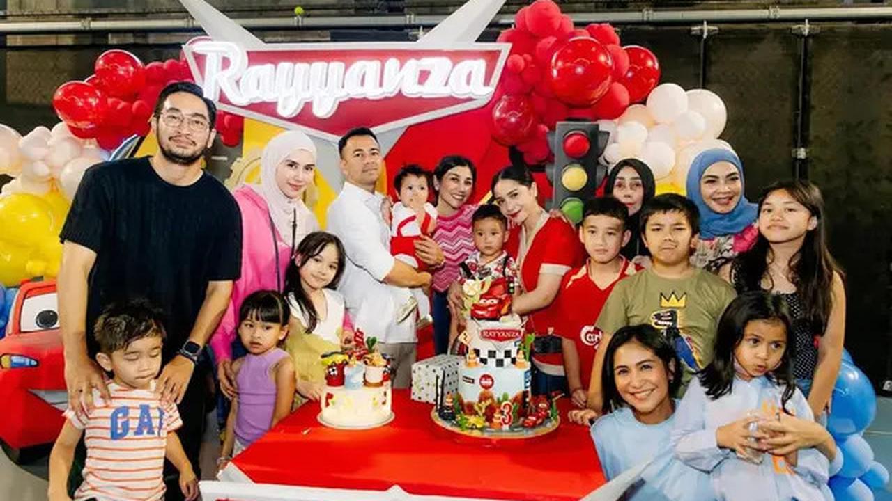 6 Potret Rayyanza Cipung Rayakan Ultah ke-3, Raffi Ahmad dan Nagita Slavina Lantun 5 Doa Indah