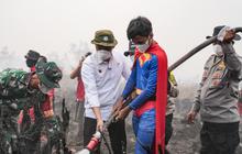 Salam Prabowo untuk 'Superman' Kebakaran Hutan dari Kalimantan