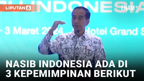 VIDEO: Jokowi Sebut Peluang Indonesia Jadi Negara Maju di Tangan 3 Periode Kepemimpinan Berikut
