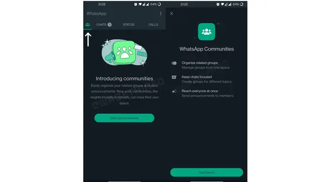 Fitur komunitas WhatsApp