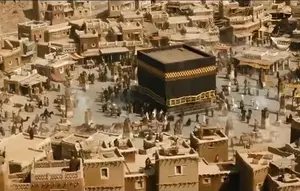 Ilustrasi - Ka'bah zaman Makkah kuno. (Foto: Tangkapan layar film The Messenger)