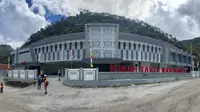 Penampakan Rumah sakit Waa-Banti di Tembagapura, Kabupaten Mimika Papua Tengah. (Liputan6.com/Katharina Janur/PTFI)