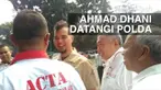 Musikus Ahmad Dhani menyambangi Polda Metro Jaya untuk menemui Kapolda Irjen Moechgiyarto. Dia hendak mengklarifikasi pernyataan Moechgiyarto yang akan mempidanakannya.