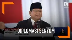 Prabowo sebut berdiplomasi jangan senyum-senyum saja dan harus tegas dalam memimpin negara.