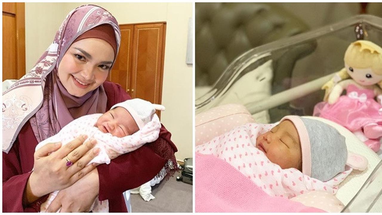 Siti Nurhaliza Saat Bersama Cucu Perempuannya yang Baru Lahir