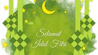 Ilustrasi Idulfitri, Idul Fitri, Lebaran. (Image by freepik)