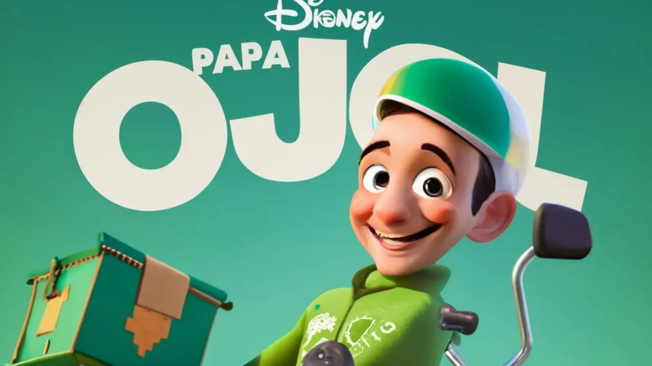Poster Film ala Disney Pixar dengan AI