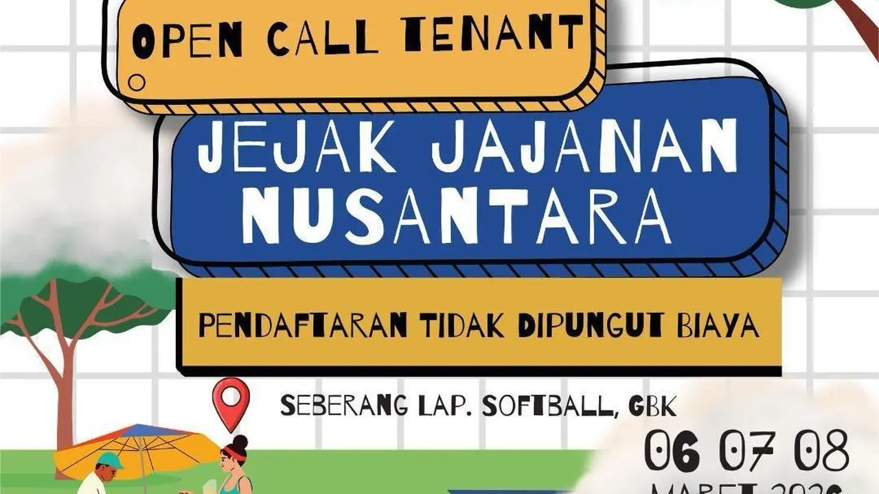 Festival Jejak Jajanan Nusantara 2026 Siap Ramaikan GBK dengan UMKM Gratis Tanpa Sewa