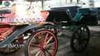 Kereta dan kuda diangkut menggunakan 9 truk, termasuk membawa 25 kru dan pawang kuda.