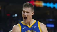 Jonas Jerebko menjadi penentu Warriors menang atas Mavericks (AP)