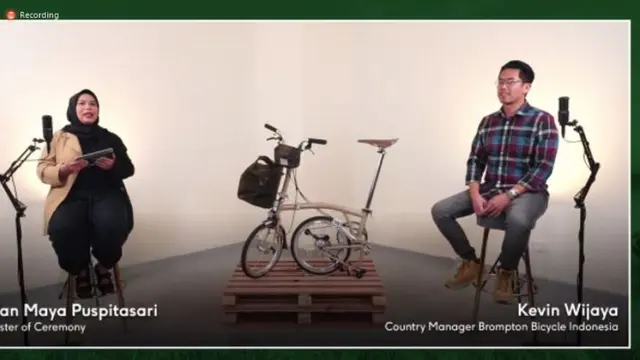 Peluncuran virtual koleks terbaru sepeda kolaborasi Barbour X Brompton, 11 November 2022