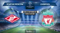 Susunan Pemain Spartak Moscow Vs Liverpool
