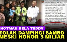 VIDEO: Alasan Hotman Paris Pilih Bela Teddy Minahasa daripada Ferdy Sambo