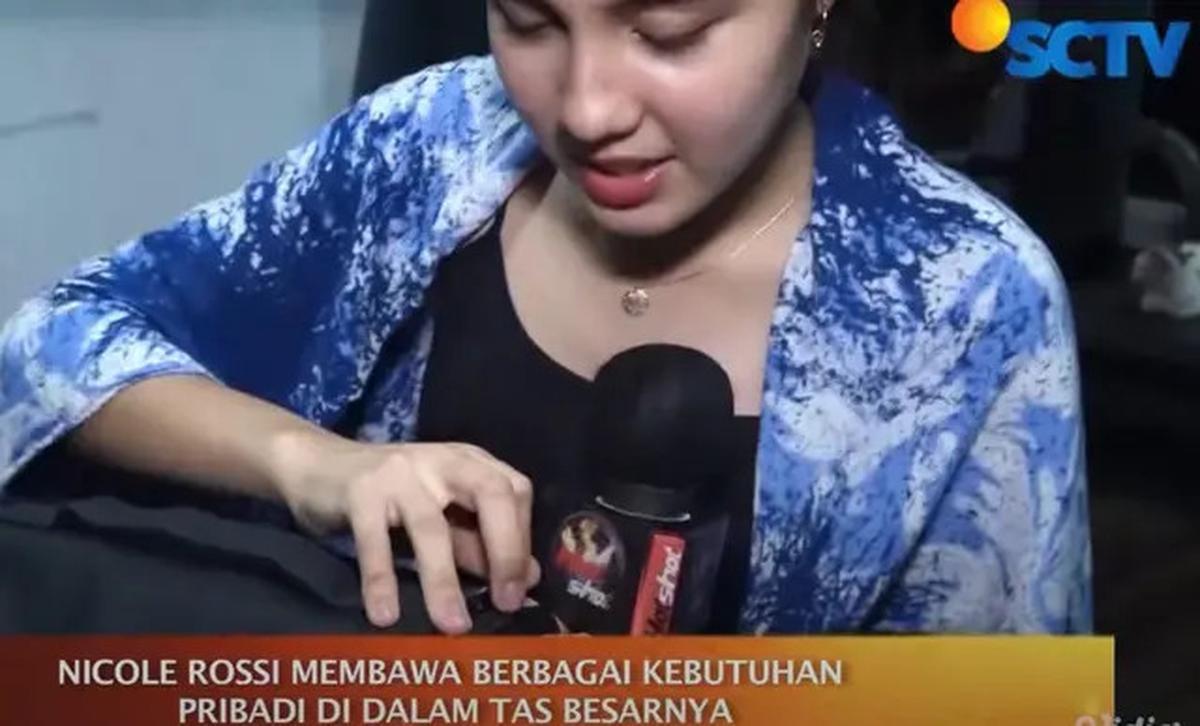 Kegiatan Seru Nicole Rossi di Lokasi Syuting Asmara Gen Z, Spill Isi Tas Bawaannya hingga Ditantang Menggambar