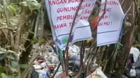 Jalur Pendakian Ditutup, Sampah Plastik Menggunung di Gunung Gede Pangarango