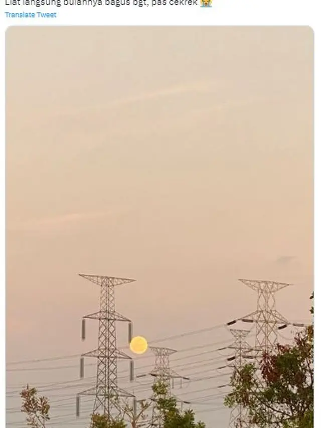 7 Potret Indahnya Supermoon Bidikan Warganet