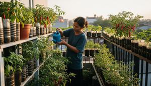 7 Cara Menanam Cabai Subur di Botol Plastik, Panen Banyak Meski Lahan Terbatas (Foto: Gemini AI)