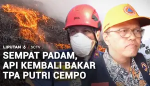 Sempat Padam, Api kembali Bakar TPA Putri Cempo