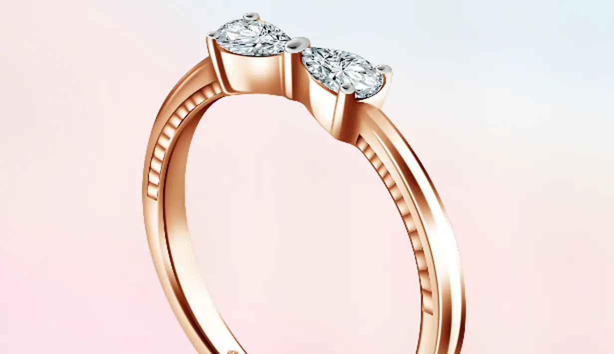 Sedang mencari cincin tunangan berlian yang unik dan berbeda? Koleksi Engagement Ring terbaru dari Mondial yang dikenal dengan tagline 'I'm Different' (Foto: Mondial)