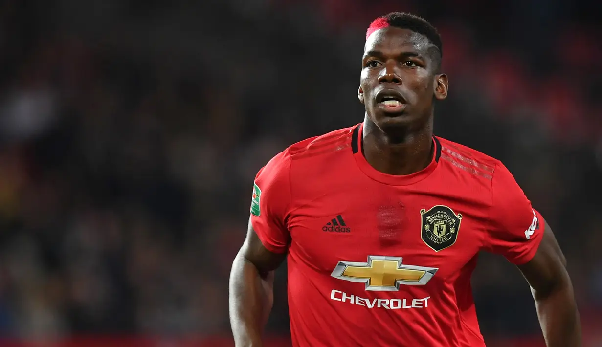 6. Paul Pogba (2016-2017) - Dari Juventus ke Manchester United dengan nilai transfer: 94,5 juta poundsterling. Nilai saat ini menurut data inflasi: 129,7 juta poundsterling. (AFP/Paul Ellis)