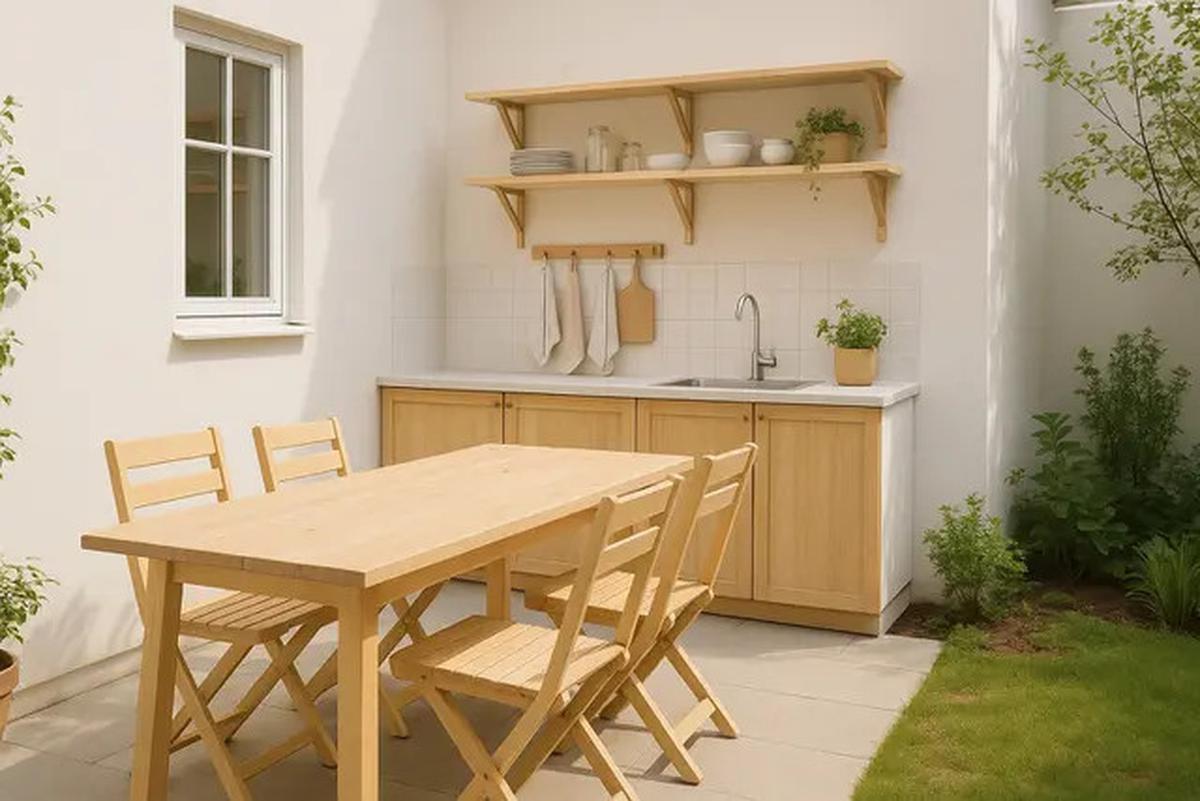 7 Inspirasi Model Rumah Sederhana dengan Dapur Outdoor Tren 2025, Nyaman untuk Kumpul Keluarga