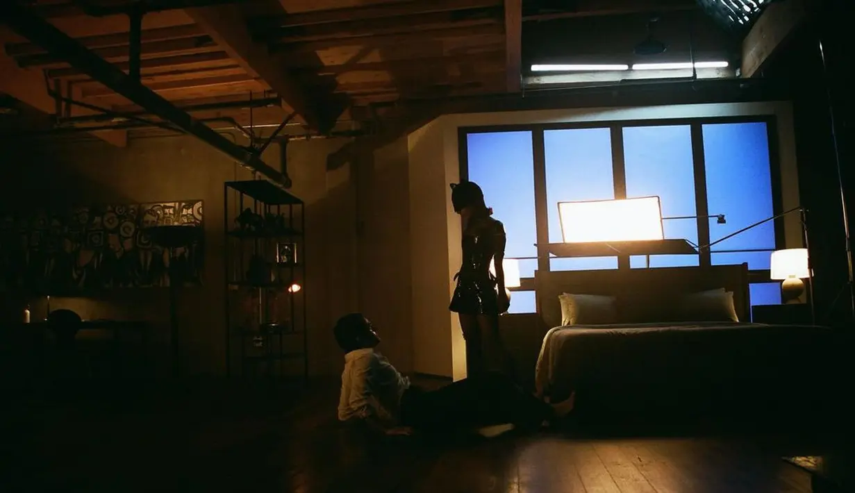 Behind the scene video klip 'The Boy is Mine' Ariana Grande. [Foto: Instagram/ariaangrande]