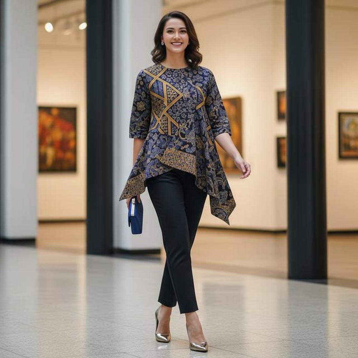 7 Model Atasan Batik Asimetris Agar Tampilan Lebih Proporsional dan Elegan di 2025